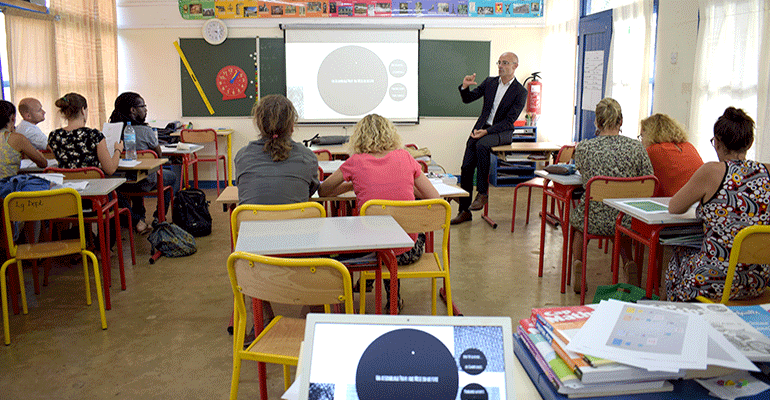 Une animation pédagogique pour les enseignants